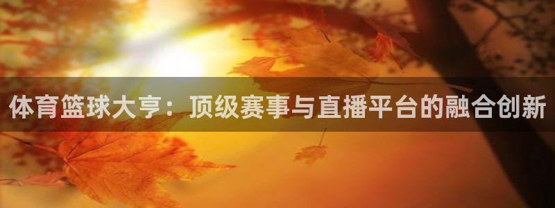 体育篮球大亨：顶级赛事与直播平台的融合创新